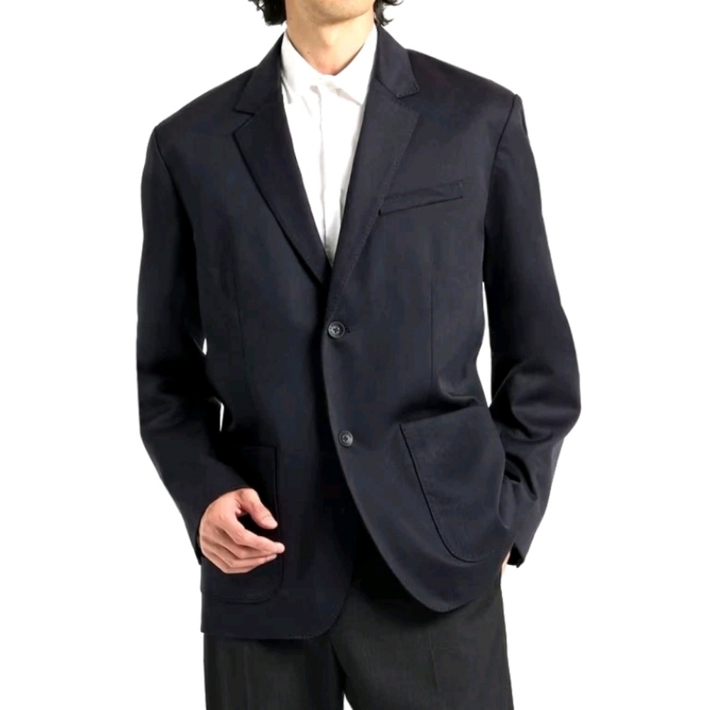 Rag And Bone Men Blazer Size 44 Navy Blue Nikke Japan Fine Wool 2 Button Jacket
